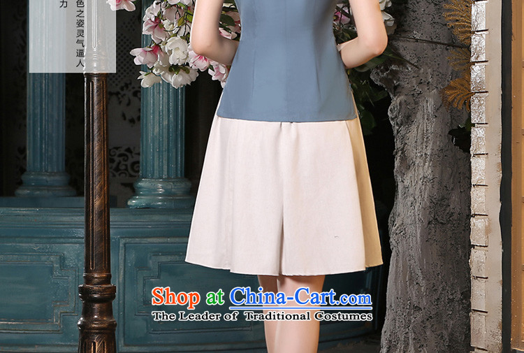 The pro-am new cotton linen cheongsam dress 2015 summer daily retro style cotton linen qipao improved female T-shirt + beige jacket short skirts XL Photo, prices, brand platters! The elections are supplied in the national character of distribution, so action, buy now enjoy more preferential! As soon as possible.