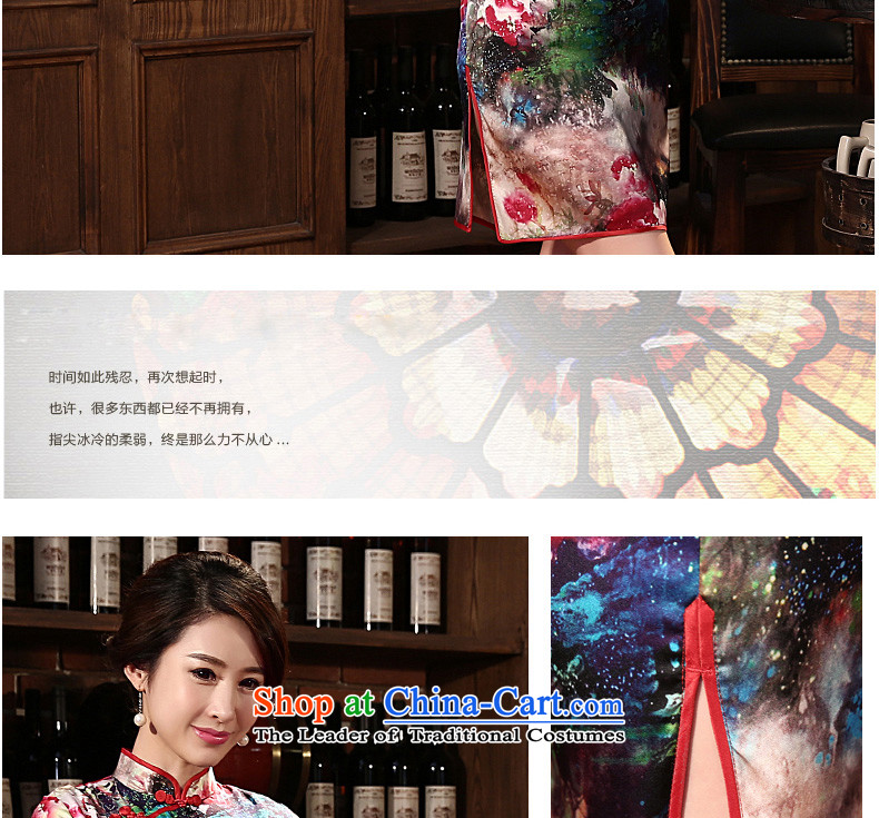 At 2015 new pro-silk cheongsam dress autumn retro herbs extract summer daily cheongsam dress and the relatively short time, improved 2XL Photo, prices, brand platters! The elections are supplied in the national character of distribution, so action, buy now enjoy more preferential! As soon as possible.