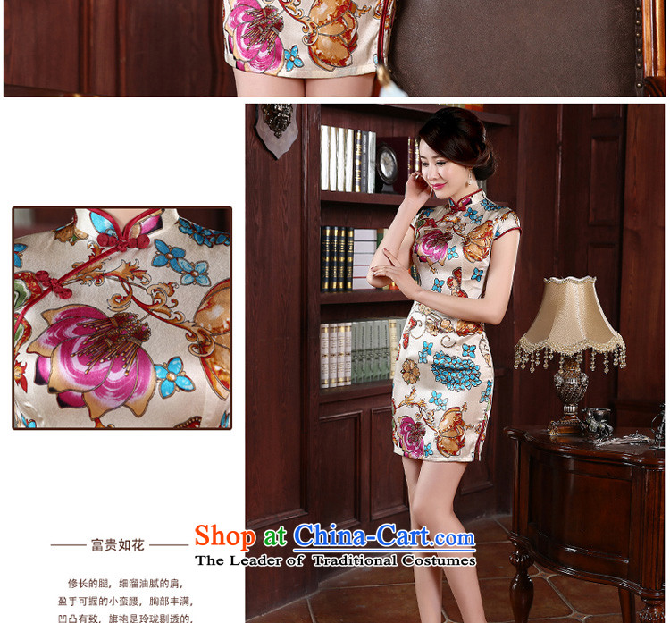 The pro-am new daily qipao 2015 skirt spring and summer load retro short of herbs extract cheongsam dress short of stylish 3XL improved picture, prices, brand platters! The elections are supplied in the national character of distribution, so action, buy now enjoy more preferential! As soon as possible.