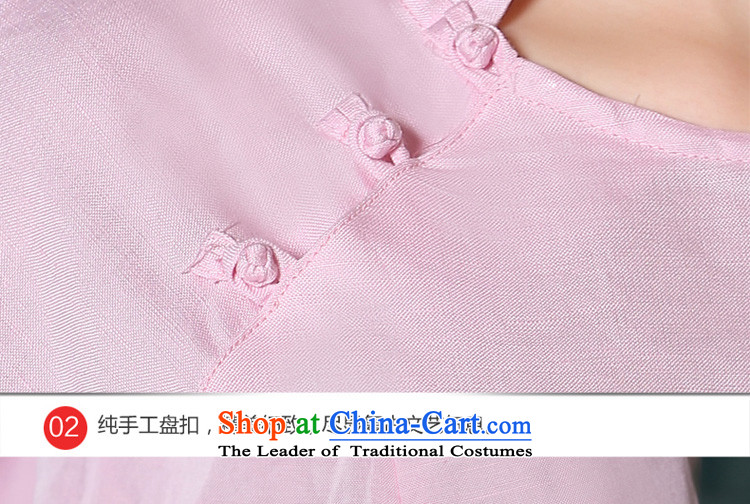 The pro-am qipao shirt new daily 2015 Summer improved stylish cotton linen cheongsam dress female Chinese Tang blouses +P0011 skirt S picture, prices, brand platters! The elections are supplied in the national character of distribution, so action, buy now enjoy more preferential! As soon as possible.
