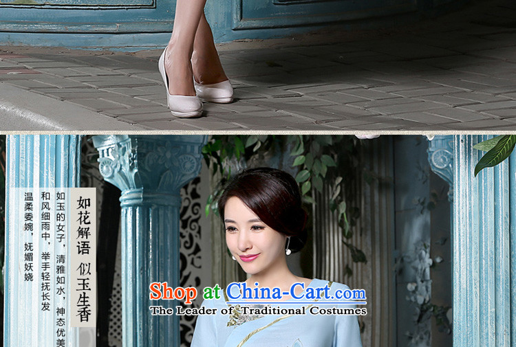 The pro-am qipao new 2015 Fall/Winter Collections of nostalgia for the improvement of the day-to-day cotton linen flax in ethnic long shirts shirt +P0011 skirts M picture, prices, brand platters! The elections are supplied in the national character of distribution, so action, buy now enjoy more preferential! As soon as possible.