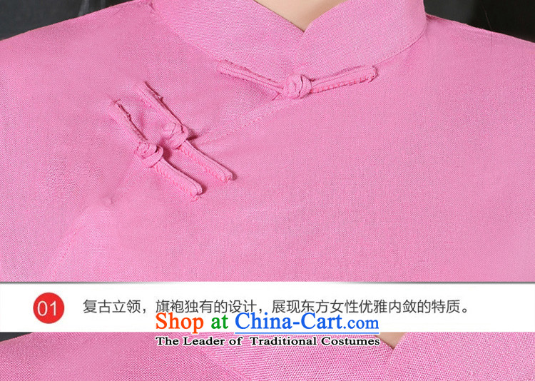 The pro-am new cotton linen clothes 2015 autumn and winter cheongsam with improved stylish Chinese Tang dynasty everyday Dress Shirt +P0011 skirt L picture, prices, brand platters! The elections are supplied in the national character of distribution, so action, buy now enjoy more preferential! As soon as possible.