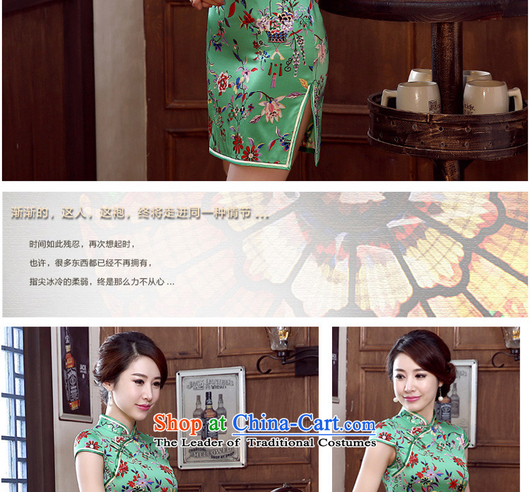 The pro-am 2015 daily new spring and summer stylish silk retro short, upscale beauty improved Silk Cheongsam short of Foday Sankoh 2XL Photo, prices, brand platters! The elections are supplied in the national character of distribution, so action, buy now enjoy more preferential! As soon as possible.