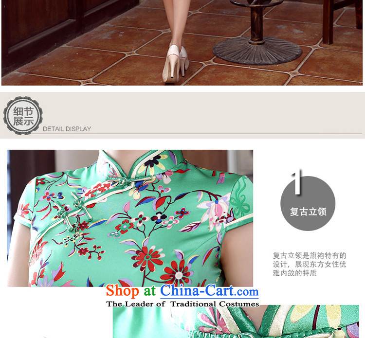 The pro-am 2015 daily new spring and summer stylish silk retro short, upscale beauty improved Silk Cheongsam short of Foday Sankoh 2XL Photo, prices, brand platters! The elections are supplied in the national character of distribution, so action, buy now enjoy more preferential! As soon as possible.