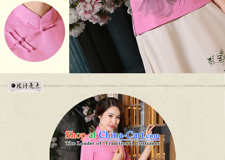 The pro-am new cotton linen clothes 2015 autumn and winter cheongsam with improved stylish everyday dress Tang Dynasty Chinese shirt 2XL Photo, prices, brand platters! The elections are supplied in the national character of distribution, so action, buy now enjoy more preferential! As soon as possible.
