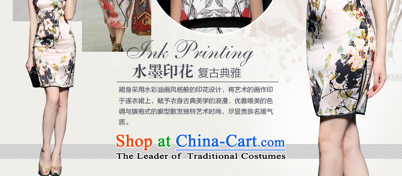 The Aileu degrees 2015 New Silk Cheongsam dress emulation ink stamp graphics package thin and dresses NA16-2_8042 SUIT XS picture, prices, brand platters! The elections are supplied in the national character of distribution, so action, buy now enjoy more preferential! As soon as possible.
