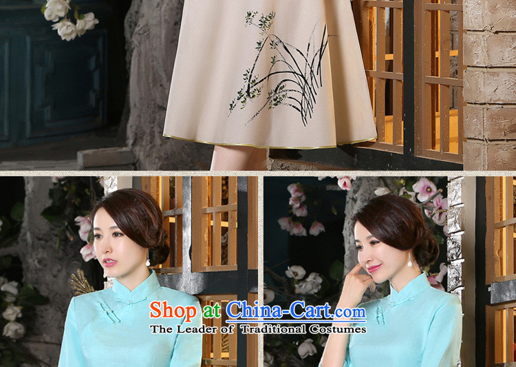 The pro-am qipao new 2015 Fall/Winter Collections daily improved cotton linen Tang Dynasty Chinese Nation large wind jacket coat +P0011 skirts M picture, prices, brand platters! The elections are supplied in the national character of distribution, so action, buy now enjoy more preferential! As soon as possible.