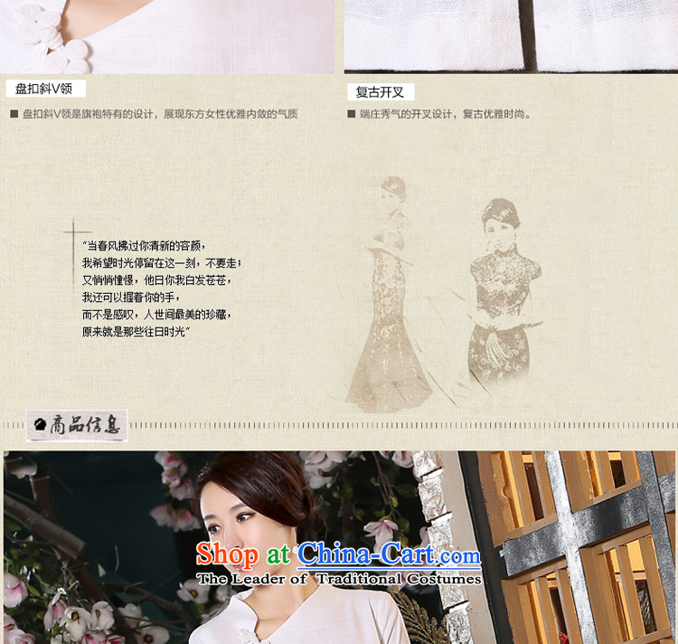 Pro-Tang Dynasty New Morning 2015 Fall/Winter Collections cotton linen clothes in the ordinary course of improved cheongsam dress shirt-sleeves S-seven days of pictures, prices, brand platters! The elections are supplied in the national character of distribution, so action, buy now enjoy more preferential! As soon as possible.