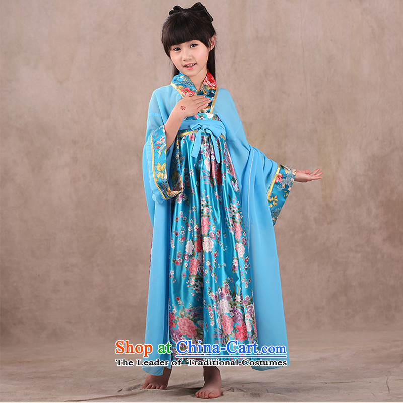The property has properties speaking children ancient clothing girls retro stamp you can multi-select attributes by using the chest skirt dresses Han-China wind national stage performances services Pink 140 pictures, prices, brand platters! The elections are supplied in the national character of distribution, so action, buy now enjoy more preferential! As soon as possible.