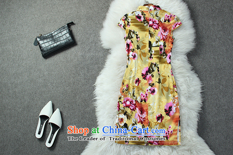 Not second 2015 European site new summer for women is pressed flowers stamp of the forklift truck qipao 1172 color pictures of the Sau San XL Photo, prices, brand platters! The elections are supplied in the national character of distribution, so action, buy now enjoy more preferential! As soon as possible.