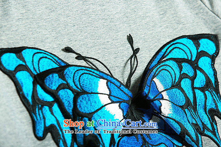 The European site goddess stylish new summer for women Western big butterfly female white L T-shirt, prices, brand image of Platters! The elections are supplied in the national character of distribution, so action, buy now enjoy more preferential! As soon as possible.