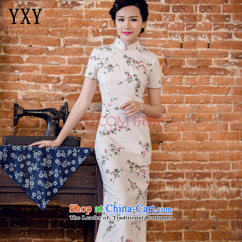 At stake, the Cloud's summer dresses qipao and sexy beauty China wind dress SHUNDE FOSHAN day lilies?M