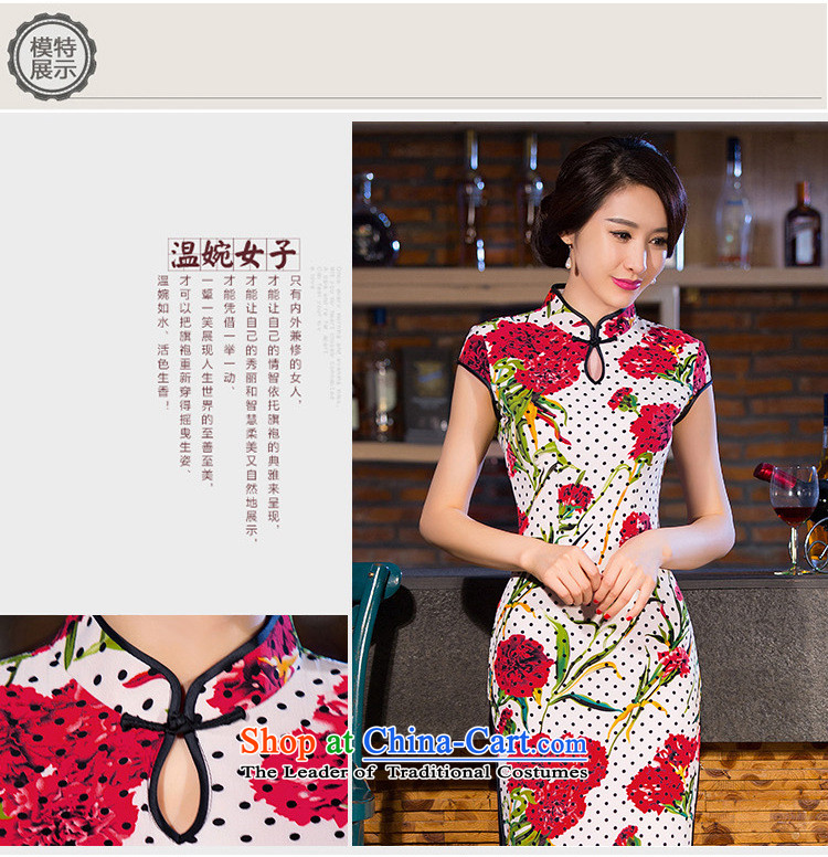 Find New Long qipao Sophie female water droplets collar Chinese improved China wind Sau San video thin cheongsam dress Figure 2XL color pictures, prices, brand platters! The elections are supplied in the national character of distribution, so action, buy now enjoy more preferential! As soon as possible.
