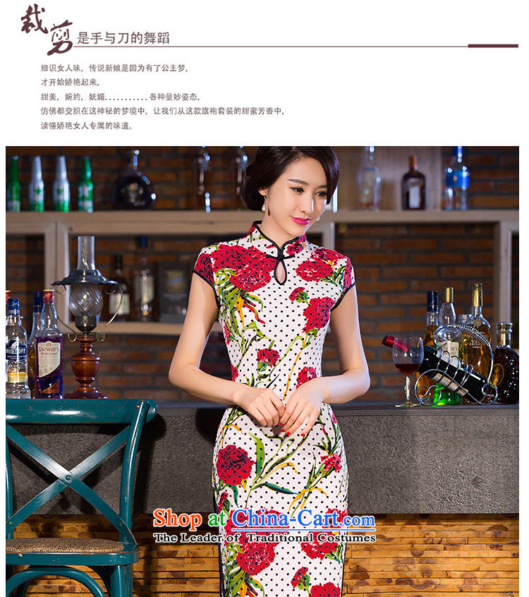 Find New Long qipao Sophie female water droplets collar Chinese improved China wind Sau San video thin cheongsam dress Figure 2XL color pictures, prices, brand platters! The elections are supplied in the national character of distribution, so action, buy now enjoy more preferential! As soon as possible.