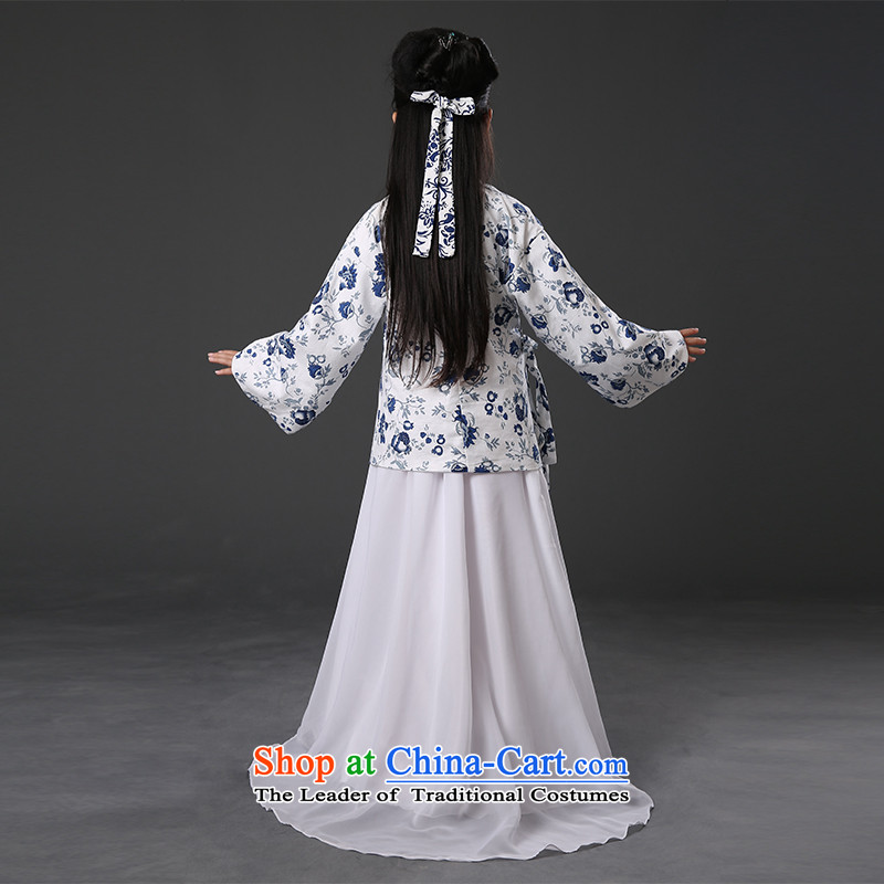 The Syrian children in early childhood princess hour service Tang dynasty princess track national civil administration show costumes Stage Drama Han-women's clothing girls skirt fairies princess 130CM, service time Syrian shopping on the Internet has been