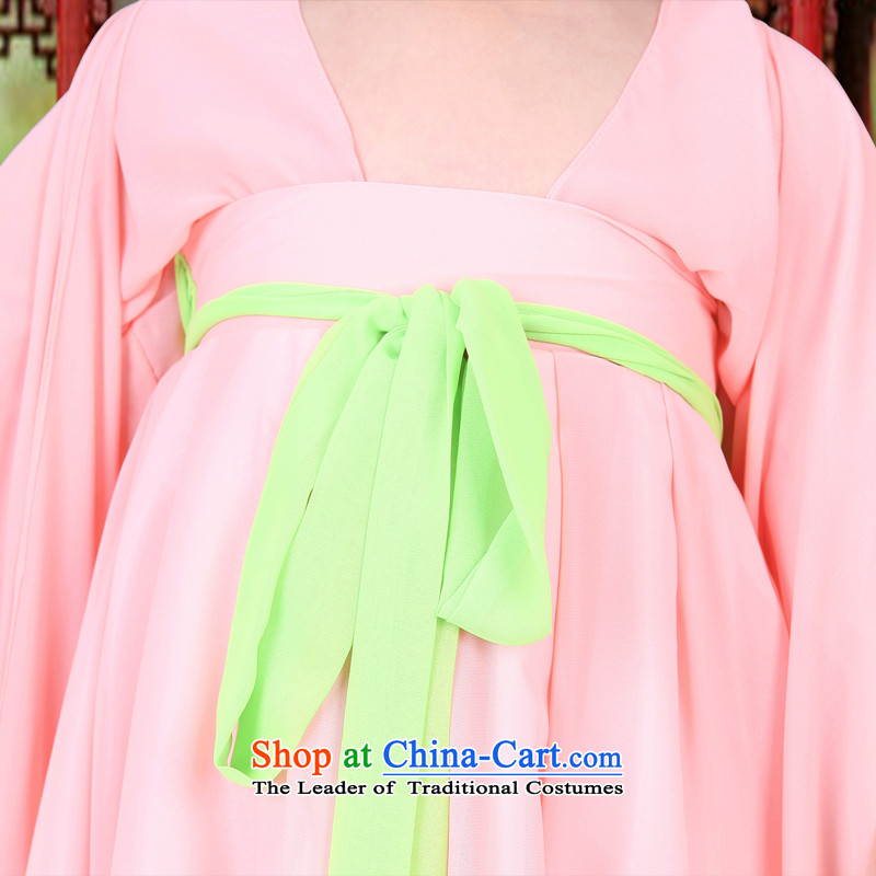 There is a Chinese classics property of the Tang dynasty, Han-dynasty drama groups show woman serving women's chest you can multi-select attributes by using the pink dress code is a property in the property 162cm-172cm, (wuyouwuyu) , , , shopping on the I