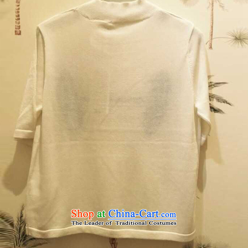 The European station 2015 Autumn Hami load new round-neck collar short-sleeved T-shirt small banana phone embroidery T-shirt color pictures pre-sale S, blue rain butterfly according to , , , shopping on the Internet