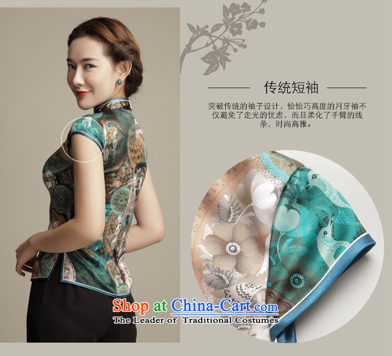 Bong-migratory 7475 Silk Cheongsam shirt 2015 New Sau San Tong Herbs extract retro blouses DQ15170 Suit M picture, prices, brand platters! The elections are supplied in the national character of distribution, so action, buy now enjoy more preferential! As soon as possible.