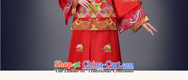 Bathing in the new 2015 Yiu Sau Wo Service marriage solemnisation autumn and winter Chinese dragon use red dress bride bows Tang Dynasty to the wedding dress marriage 2 piece-soo and larger female RED M chest 94CM picture, prices, brand platters! The elections are supplied in the national character of distribution, so action, buy now enjoy more preferential! As soon as possible.