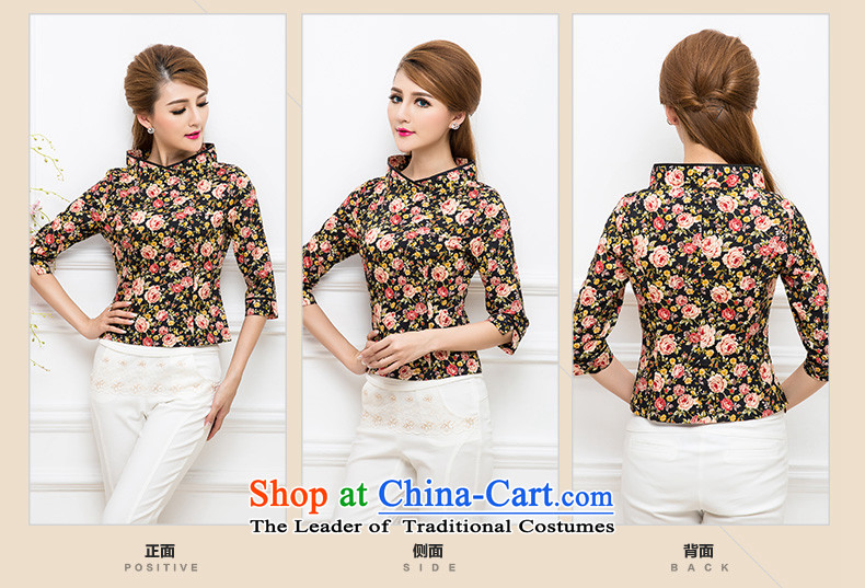 The Tang dynasty 2015 Autumn new improvements of CHINESE CHEONGSAM shirt daily Sau San 7 Cuff Tang dynasty women TQA42280 black PURPLE GOLD L pictures of, prices, brand platters! The elections are supplied in the national character of distribution, so action, buy now enjoy more preferential! As soon as possible.