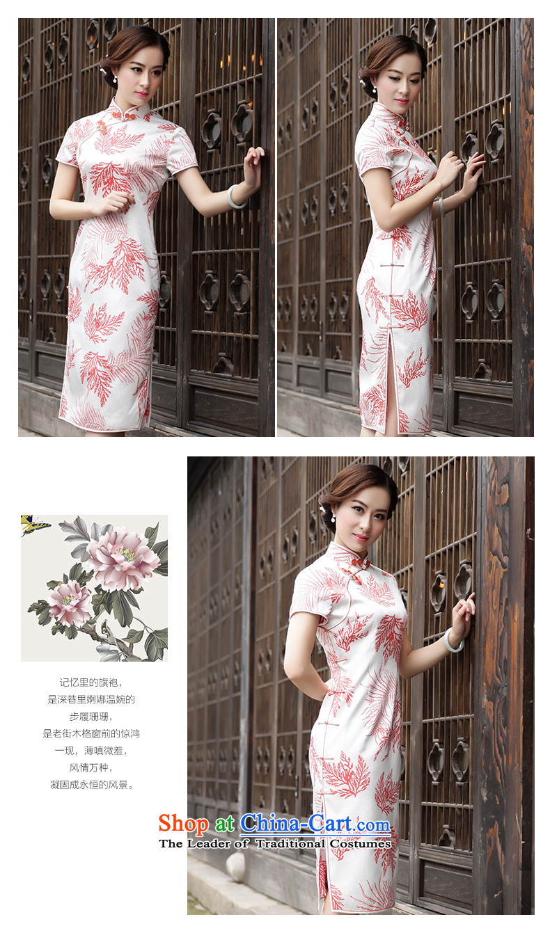 The Wu female red autumn 2015 New Silk Cheongsam dress boxed in long Sau San-to-day high-end cheongsam dress suit 39634A102 S picture, prices, brand platters! The elections are supplied in the national character of distribution, so action, buy now enjoy more preferential! As soon as possible.