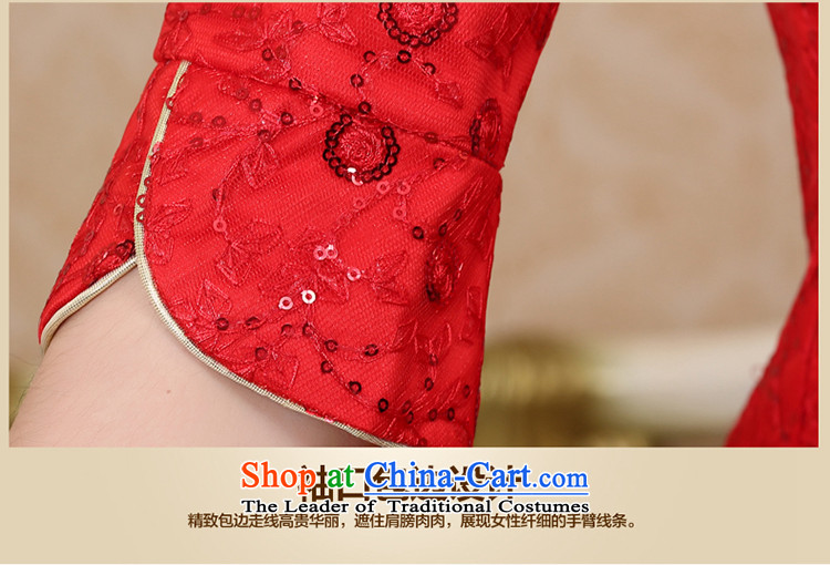7 7 color tone 2015 new stylish bride cheongsam dress red Chinese wedding services improved summer qipao bows, Red M pictures, Q006 price, brand platters! The elections are supplied in the national character of distribution, so action, buy now enjoy more preferential! As soon as possible.