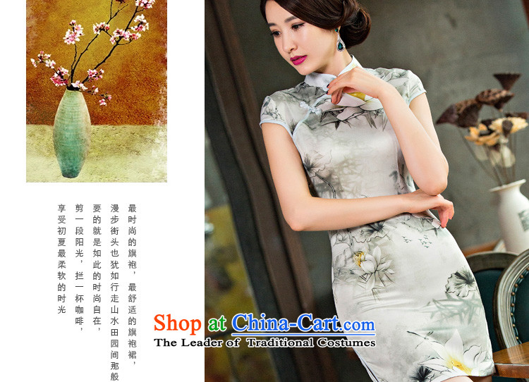 Time the new 2015 Syria qipao retro improved daily cheongsam dress video thin sexy beauty spring and summer load short M picture, prices, brand platters! The elections are supplied in the national character of distribution, so action, buy now enjoy more preferential! As soon as possible.