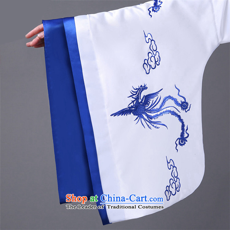 The Syrian women's ancient time clothing fairies skirt costume ancient Han-Han dynasty Royal Princess female clothes photo album embroidery Han-track civil administration improvement blue floor are suitable for time code 160-175cm, Syrian shopping on the