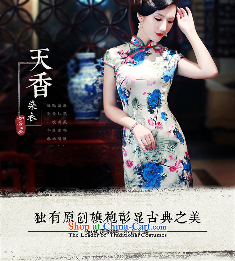 After a 2015 Summer wind new upscale heavyweight Silk Cheongsam herbs extract retro short skirt 5441 5441) qipao suit L picture, prices, brand platters! The elections are supplied in the national character of distribution, so action, buy now enjoy more preferential! As soon as possible.