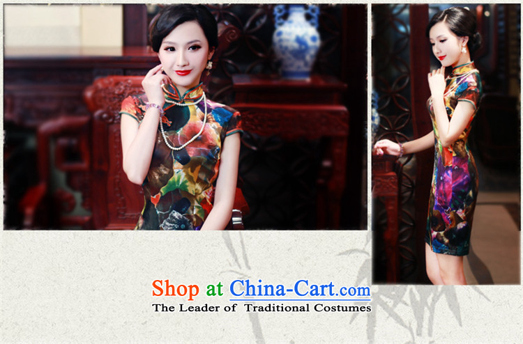 After a day of wind Silk Cheongsam 2015 Spring Summer herbs extract retro-day short of qipao skirt 5438 5438 Suit M picture, prices, brand platters! The elections are supplied in the national character of distribution, so action, buy now enjoy more preferential! As soon as possible.
