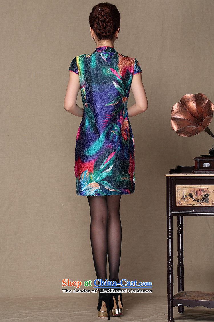 Tang Dynasty continental bleeding China wind silk cheongsam dress of nostalgia for the elderly in the Replace picture color mother L picture, prices, brand platters! The elections are supplied in the national character of distribution, so action, buy now enjoy more preferential! As soon as possible.