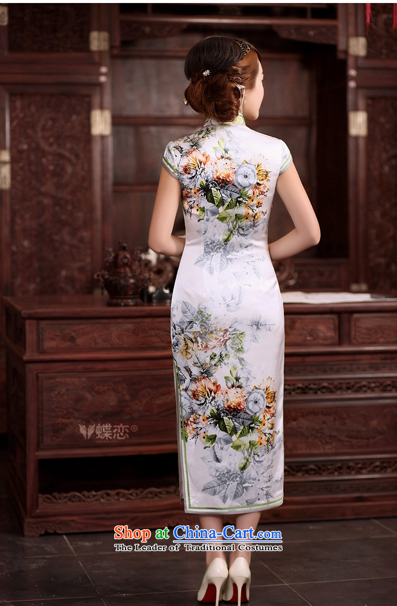The Butterfly Lovers 2015 Summer new improved Stylish retro daily dress qipao Sau San long Silk Cheongsam as shown Tang dynasty M picture, prices, brand platters! The elections are supplied in the national character of distribution, so action, buy now enjoy more preferential! As soon as possible.