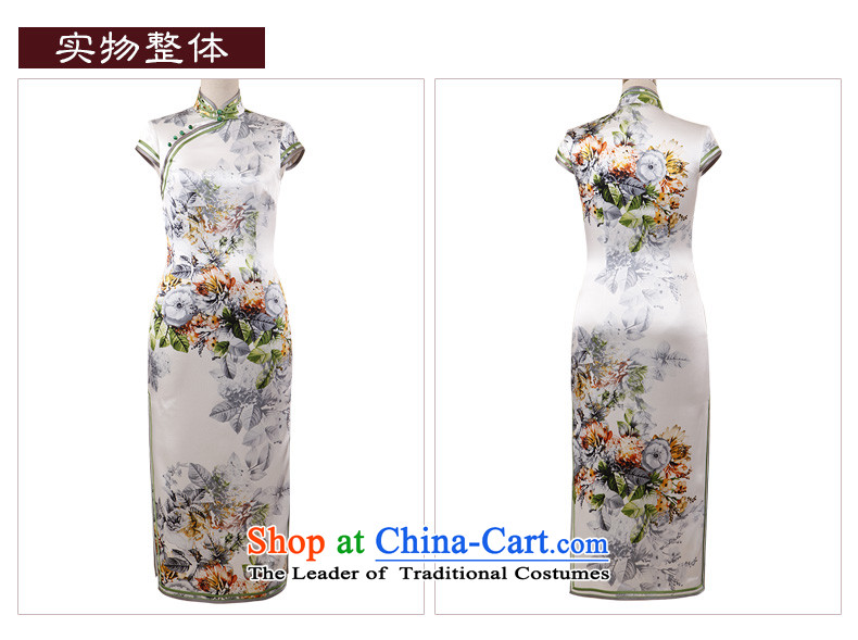 The Butterfly Lovers 2015 Summer new improved stylish long cheongsam dress Sau San retro daily Silk Cheongsam as shown Tang dynasty M picture, prices, brand platters! The elections are supplied in the national character of distribution, so action, buy now enjoy more preferential! As soon as possible.