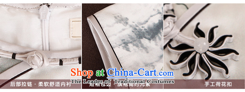 The Butterfly Lovers 2015 Summer New China wind stamp silk cheongsam dress retro improved round-neck collar qipao figure - 10 days pre-sale S pictures, prices, brand platters! The elections are supplied in the national character of distribution, so action, buy now enjoy more preferential! As soon as possible.