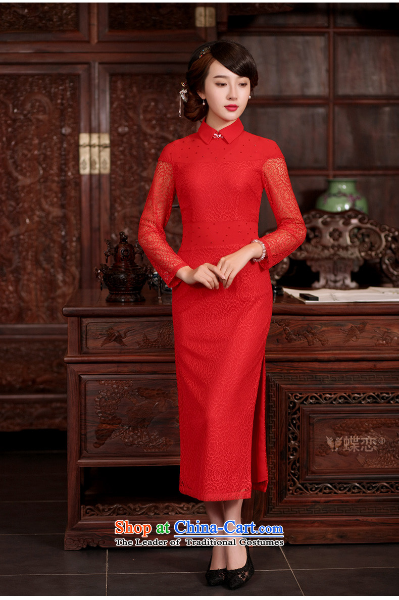 The Butterfly Lovers 2015 Summer new improved marriage cheongsam dress lace bridal dresses qipao serving drink red S picture, prices, brand platters! The elections are supplied in the national character of distribution, so action, buy now enjoy more preferential! As soon as possible.