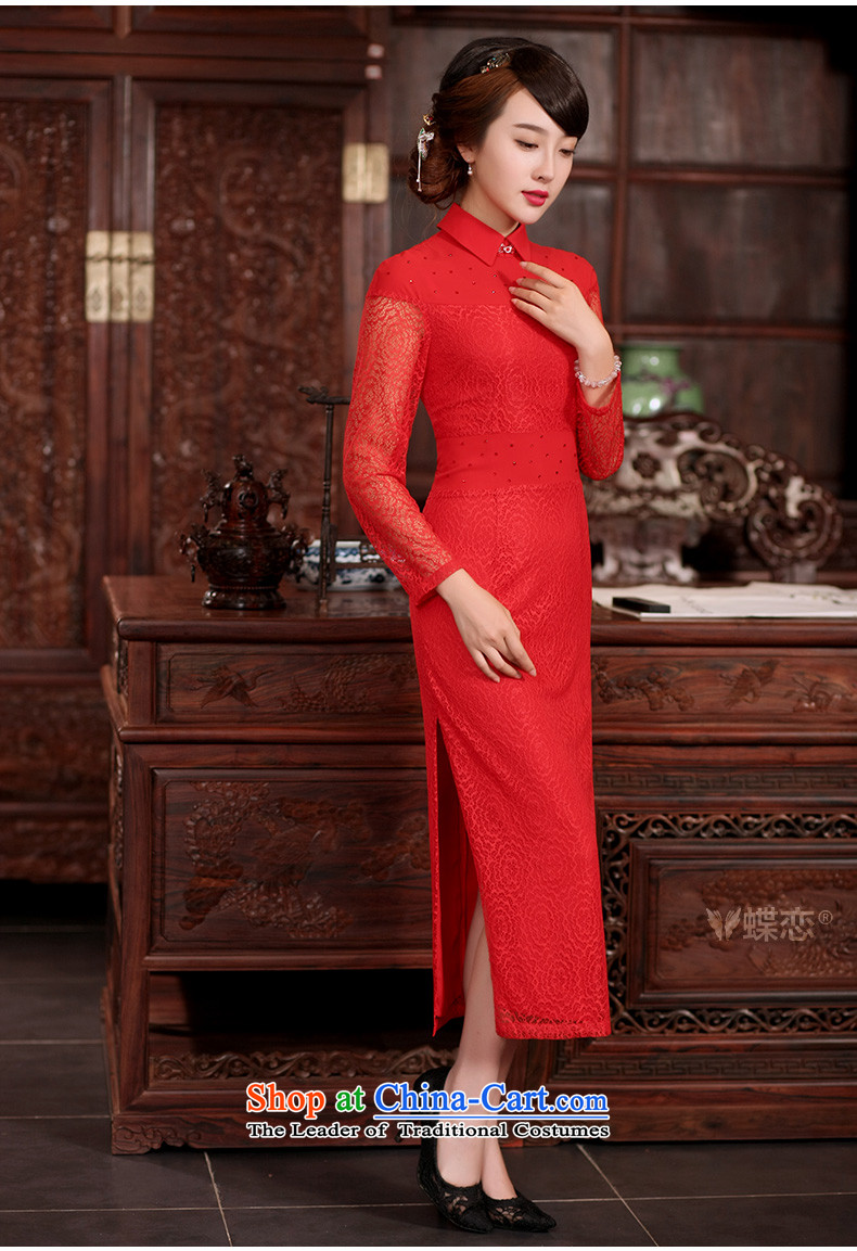 The Butterfly Lovers 2015 Summer new improved marriage cheongsam dress lace bridal dresses qipao serving drink red S picture, prices, brand platters! The elections are supplied in the national character of distribution, so action, buy now enjoy more preferential! As soon as possible.