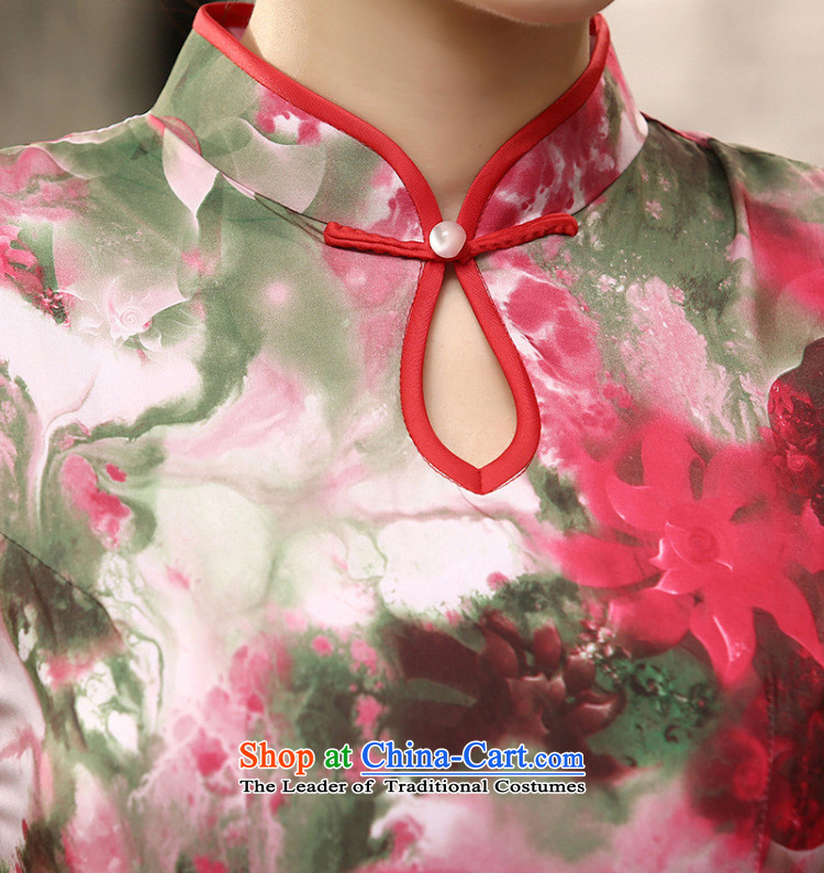 Dan smoke new president frockcoat daily retro Chinese silk dresses improved long double qipao Sau San shakes Kuroki Hitomi XL Photo, prices, brand platters! The elections are supplied in the national character of distribution, so action, buy now enjoy more preferential! As soon as possible.