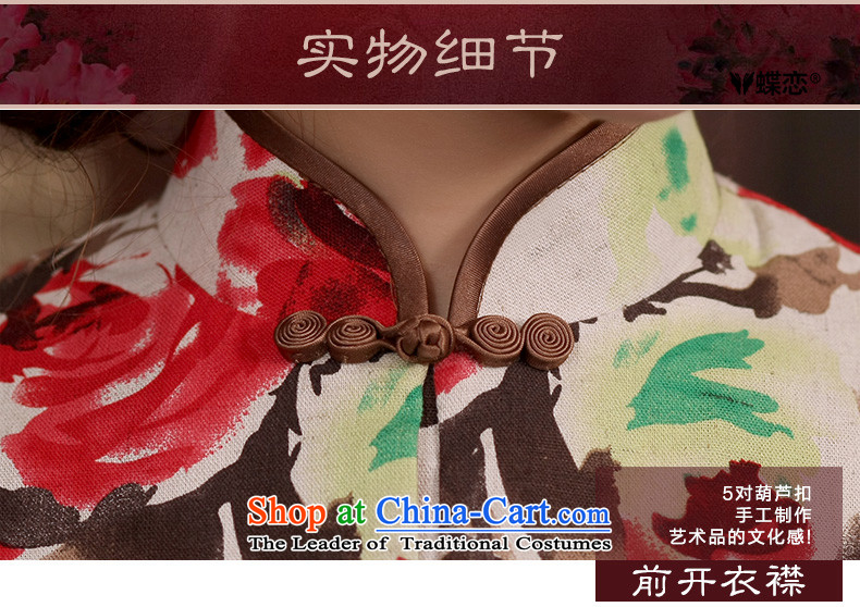 The Butterfly Lovers CHINESE CHEONGSAM shirt 2015 new women's retro improved stylish Ronald Tang dynasty cotton linen figure S picture, prices, brand platters! The elections are supplied in the national character of distribution, so action, buy now enjoy more preferential! As soon as possible.