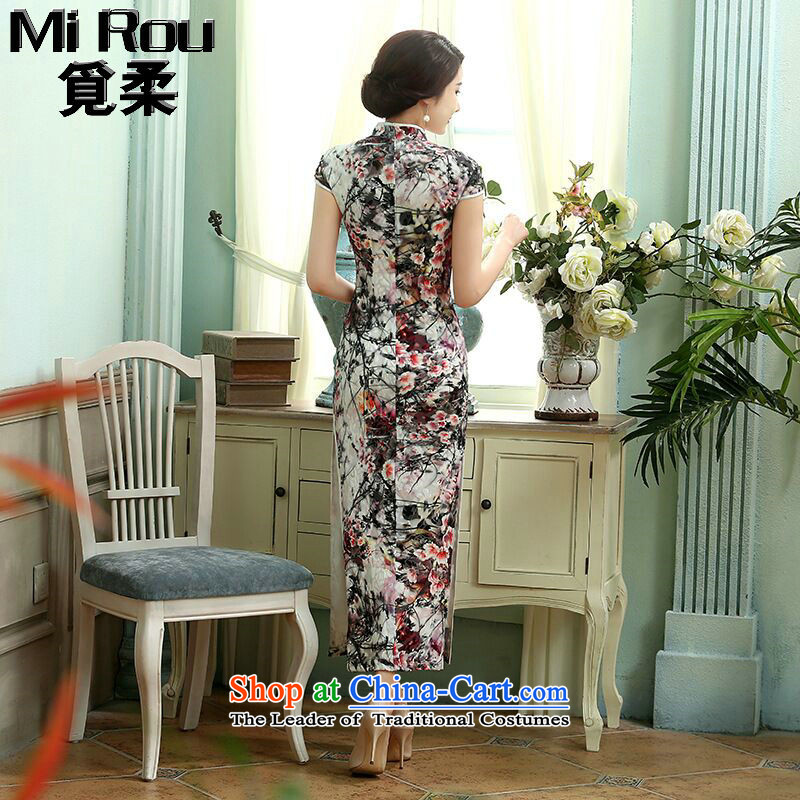 Find the new Chinese Long Sophie dress elegant and collar elastic really scouring pads improvement Sau San long qipao ling butterfly M find Sophie , , , shopping on the Internet