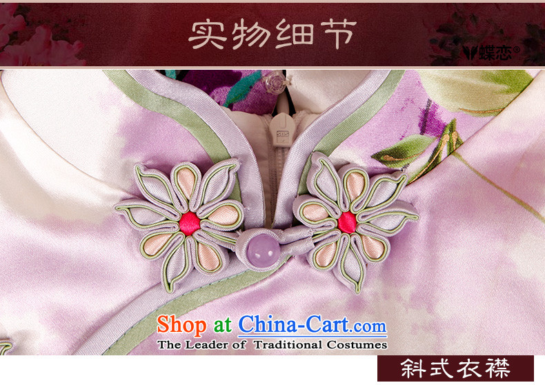 The Butterfly Lovers 2015 Summer new retro improved Silk Cheongsam, short skirt daily figure qipao Sau San - 15 days pre-sale prices, pictures, L brand platters! The elections are supplied in the national character of distribution, so action, buy now enjoy more preferential! As soon as possible.