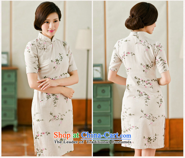 Mr Yuen So Crazy Sex qipao Summer 2015 retro cotton linen arts cheongsam dress girl cheongsam dress improved SAIKA XXL picture, prices, brand platters! The elections are supplied in the national character of distribution, so action, buy now enjoy more preferential! As soon as possible.