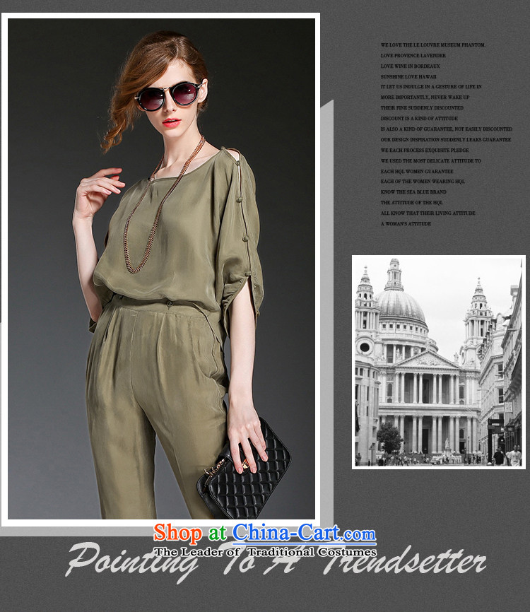 Orange Tysan *2015 fall inside the new Europe and stylish copper wire and the fifth sleeved shirt 9 Harun trousers leisure two kits green L picture, prices, brand platters! The elections are supplied in the national character of distribution, so action, buy now enjoy more preferential! As soon as possible.
