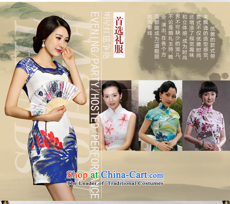 The beautiful truth 2015 Amoi retro look like Embroidery Stamp Sau San improved cheongsam dress green S picture, prices, brand platters! The elections are supplied in the national character of distribution, so action, buy now enjoy more preferential! As soon as possible.