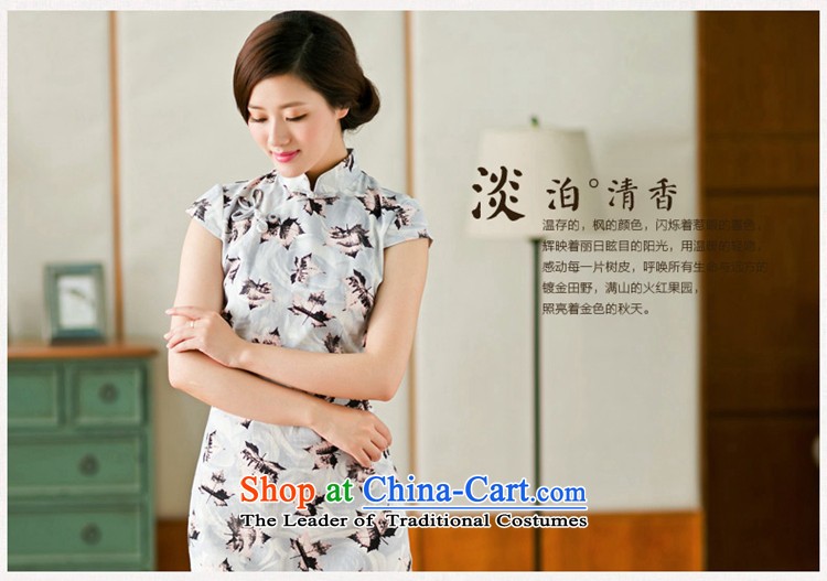 Yuan of Maple Leaf retro women cheongsam dress the new summer daily improved qipao cotton linen arts cheongsam dress suit L pictures, YS price, brand platters! The elections are supplied in the national character of distribution, so action, buy now enjoy more preferential! As soon as possible.