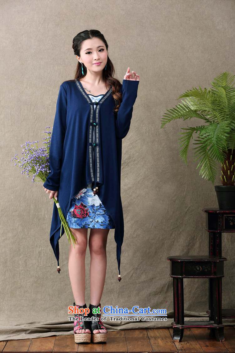 Ogilvy 2015 summer, 158 new ethnic retro qipao gauze stamp long-sleeved dresses two kits female blue XXL picture, prices, brand platters! The elections are supplied in the national character of distribution, so action, buy now enjoy more preferential! As soon as possible.