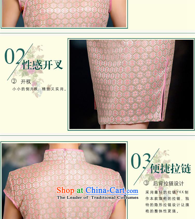 The cheongsam dress 2015 Spring/Summer new graphics thin daily qipao Sau San short, lace cheongsam picture color M brand, prices, picture platters! The elections are supplied in the national character of distribution, so action, buy now enjoy more preferential! As soon as possible.