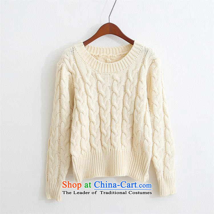 The autumn and winter new retro-thick thick line twist sweater female head high waist short sleeve, forming the basis of knitting yellow are code picture, prices, brand platters! The elections are supplied in the national character of distribution, so action, buy now enjoy more preferential! As soon as possible.