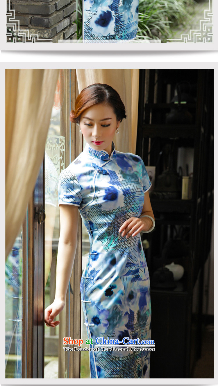 The Wu female red autumn 2015 new boxed Silk Cheongsam. Long-Sau San women's daily improved dresses short-sleeved 39656A102 M picture, prices, brand platters! The elections are supplied in the national character of distribution, so action, buy now enjoy more preferential! As soon as possible.