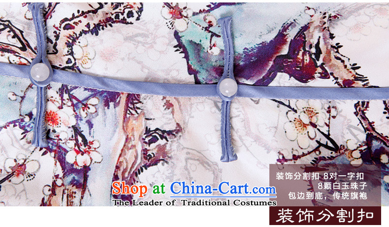 The Butterfly Lovers 2015 Summer new stylish short of Qipao upscale manually disc silk tie herbs extract retro cheongsam dress figure - pre-sale 7 day S pictures, prices, brand platters! The elections are supplied in the national character of distribution, so action, buy now enjoy more preferential! As soon as possible.