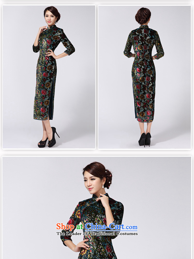In line cloud cheongsam look like video thin banquet Sau San long wool qipao RXA814 green L picture, prices, brand platters! The elections are supplied in the national character of distribution, so action, buy now enjoy more preferential! As soon as possible.